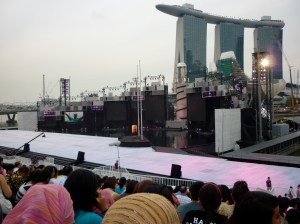 YOG Opening Ceremony Rehearsal 7 Aug 2010